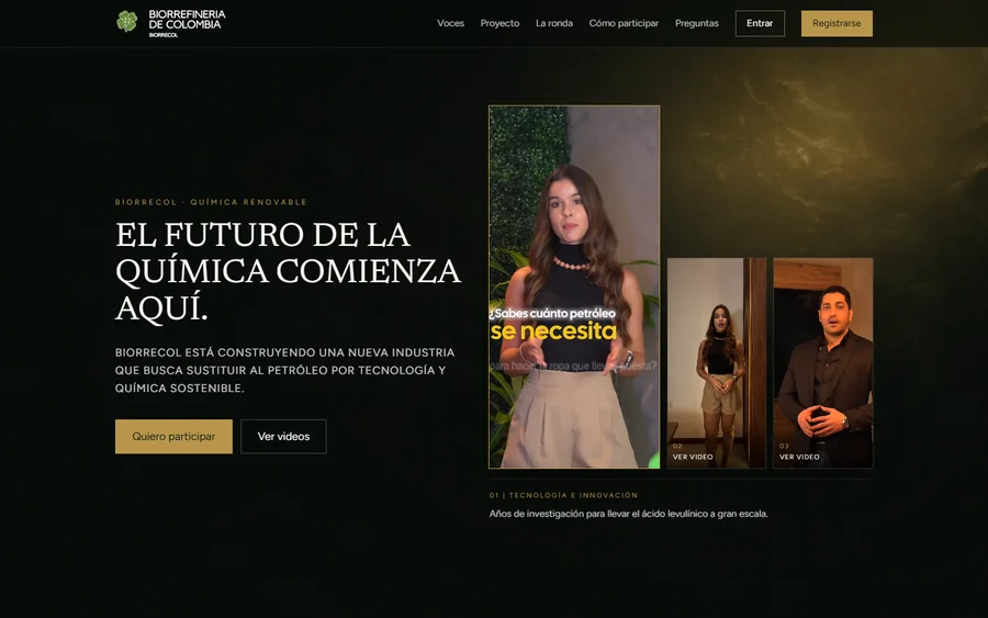 Captura en escritorio del caso BIORRECOL Capital
