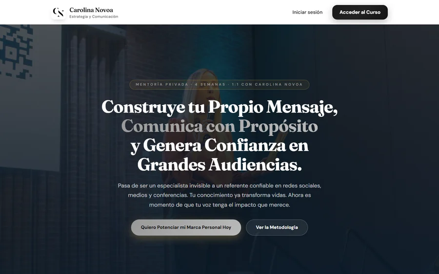 Captura en escritorio del caso Academia Carolina Novoa