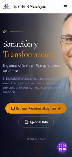 Captura móvil de Plataforma Dr. Gabriel Woszczyna